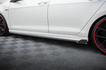 Maxton Design - Side Skirts Diffusers V.3 + Flaps Volkswagen Golf R / R-Line MK7