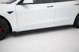 Maxton Design - Side Skirts Diffusers V.3 Tesla Model 3 Performance MK1 (Facelift)