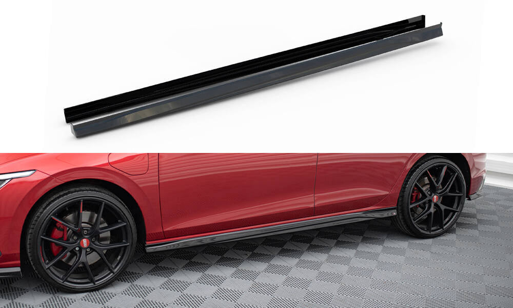 Maxton Design - Side Skirts Diffusers V.3 Volkswagen Golf GTI / GTI ...