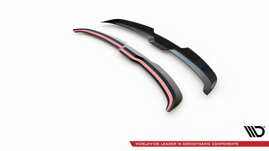 For BMW M135i F40 Spoiler Wing Extension Maxton Design Gloss Black Abs