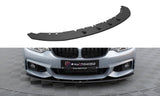 Maxton Design - Street Pro Front Splitter BMW Series 4 Coupe / Gran Coupe / Cabrio M-Pack F32 / F36 / F33