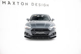 Maxton Design - Street Pro Front Splitter + Flaps Audi A5 F5 (Facelift) Front Spoiler Maxton Design royalty-bespoke.myshopify.com 