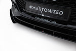 Maxton Design - Street Pro Front Splitter + Flaps Audi RS5 Coupe / Sportback F5