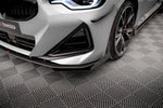 Maxton Design - Street Pro Front Splitter + Flaps BMW Series 2 M-Pack / M240i Coupe G42
