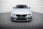 Maxton Design - Street Pro Front Splitter + Flaps BMW Series 4 Coupe / Gran Coupe / Cabrio M-Pack F32 / F36 / F33