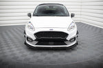 Maxton Design - Racing Durability Front Splitter + Flaps Ford Fiesta ST / ST-Line MK8