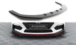 Maxton Design - Racing Durability Front Splitter + Flaps Hyundai I30N MK3 Hatchback / Fastback