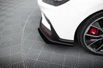 Maxton Design - Racing Durability Front Splitter + Flaps Hyundai I30N MK3 Hatchback / Fastback