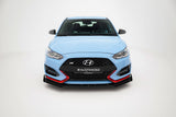 Maxton Design - Street Pro Front Splitter + Flaps Hyundai Veloster N MK2