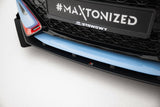 Maxton Design - Street Pro Front Splitter + Flaps Hyundai Veloster N MK2