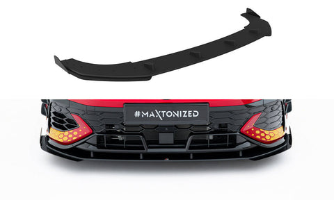 Maxton Design - Street Pro Front Splitter + Flaps Volkswagen Golf GTI Clubsport MK8 (Facelift)