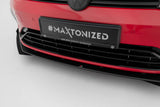 Maxton Design - Racing Durability Front Splitter + Flaps Volkswagen Golf R / R-Line MK7.5