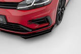 Maxton Design - Racing Durability Front Splitter + Flaps Volkswagen Golf R / R-Line MK7.5