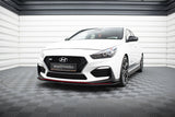 Maxton Design - Racing Durability Front Splitter Hyundai I30N MK3 Hatchback / Fastback