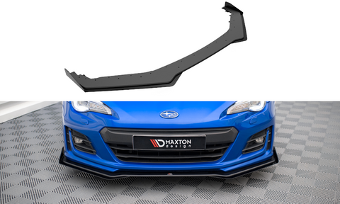 Maxton Design - Street Pro Front Splitter V.1 + Flaps Subaru BRZ MK1 (Facelift)