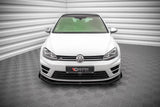 Maxton Design - Street Pro Front Splitter V.1 + Flaps Volkswagen Golf R MK7