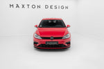 Maxton Design - Racing Durability Front Splitter Volkswagen Golf R / R-Line MK7.5