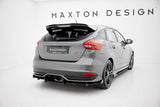 Maxton Design - Street Pro Rear Diffuser + Flaps Ford Focus ST MK3 (Facelift)