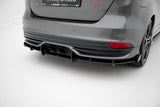 Maxton Design - Street Pro Rear Diffuser + Flaps Ford Focus ST MK3 (Facelift)