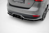 Maxton Design - Street Pro Rear Diffuser Ford Focus ST MK3 (Facelift)