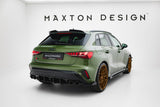 Maxton Design - Street Pro Rear Side Splitters + Flaps Audi S3 Sportback 8Y (Facelift)