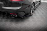 Maxton Design - Street Pro Rear Side Splitters + Flaps Kia Stinger GT / GT-Line MK1