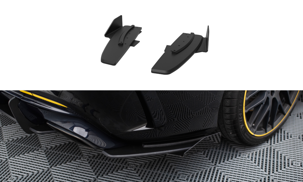 Maxton Design Street Pro Rear Side Splitters Flaps Mercedes Benz Cla45 Amg Aero C117 5207