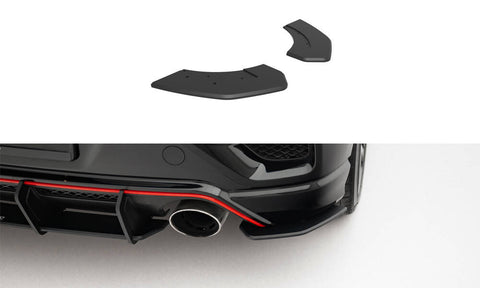 Maxton Design - Street Pro Rear Side Splitters Hyundai Veloster N MK2