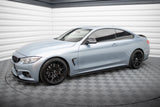 Maxton Design - Street Pro Side Skirts Diffusers BMW Series 4 Coupe / Gran Coupe / Cabrio M-Pack F32 / F36 / F33