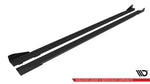 Maxton Design - Street Pro Side Skirts Diffusers + Flaps Audi A3 S-Line Sedan / S3 Sedan 8Y (Facelift)