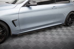 Maxton Design - Street Pro Side Skirts Diffusers + Flaps BMW Series 4 Coupe / Gran Coupe / Cabrio M-Pack F32 / F36 / F33