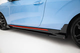 Maxton Design - Street Pro Side Skirts Diffusers + Flaps Hyundai Veloster N MK2