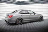 Maxton Design - Street Pro Side Skirts Diffusers + Flaps Mercedes Benz C63 AMG Sedan/Estate W205 (Facelift)