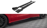 Maxton Design - Street Pro Side Skirts Diffusers + Flaps Mercedes Benz A45 AMG Aero W176 (Facelift)