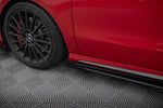 Maxton Design - Street Pro Side Skirts Diffusers + Flaps Mercedes Benz A45 AMG Aero W176 (Facelift)