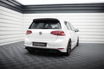 Maxton Design - Rear Diffuser + Rear Side Splitters Volkswagen Golf R MK7 Hatchback