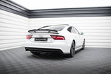 Maxton Design - Central Rear Splitter (with vertical bars) Audi A7 S-Line C7 FL