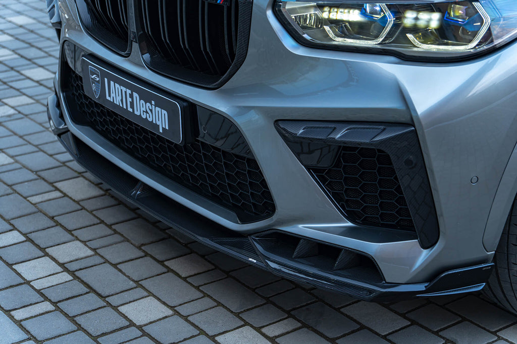 Larte Design Carbon Front Splitter Outer Parts for BMW G05 X5 - MANHART  Performance - True High Performance Cars
