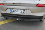 Maxton Design - Central Rear Splitter (With Vertical Bars) Hyundai I30 MK3 Hatchback