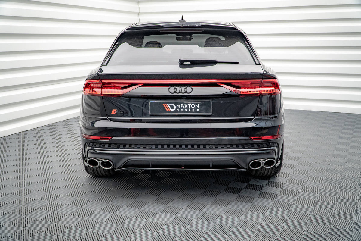 Maxton Design - Central Rear Splitter (With Vertical Bars) Audi SQ8 MK1 ...