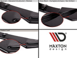 Maxton Design - Central Rear Splitter (with Vertical Bars) BMW Series 3 E90 Sedan