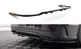 Maxton Design - Central Rear Splitter (with Vertical Bars) Mercedes Benz C-Class AMG-Line W205 Facelift Rear Diffuser Maxton Design royalty-bespoke.myshopify.com 