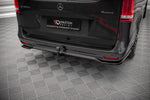 Maxton Design - Central Rear Splitter (with Vertical Bars) Mercedes Benz V-Class AMG-Line W447 Facelift Rear Diffuser Maxton Design royalty-bespoke.myshopify.com 