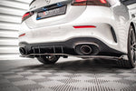 Maxton Design - Central Rear Splitter (With Vertical Bars) V.2 Mercedes Benz A35 AMG V177 Sedan Rear Diffuser Maxton Design royalty-bespoke.myshopify.com 