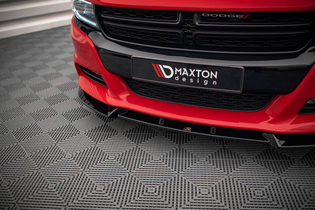 Maxton Design - Front Splitter V.1 Dodge Charger RT MK7 Facelift ...