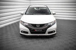 Maxton Design - Front Splitter V.1 Honda Civic MK9