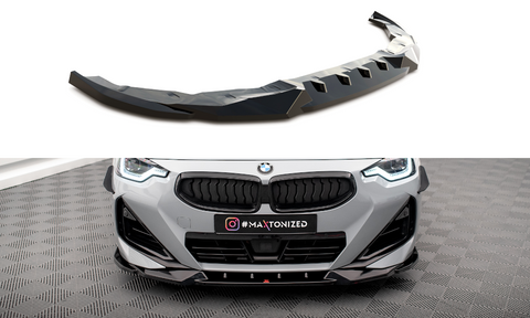 Maxton Design - Front Splitter V.2 BMW Series 2 Coupe M-Pack / M240i G42 Front Spoiler Maxton Design royalty-bespoke.myshopify.com 