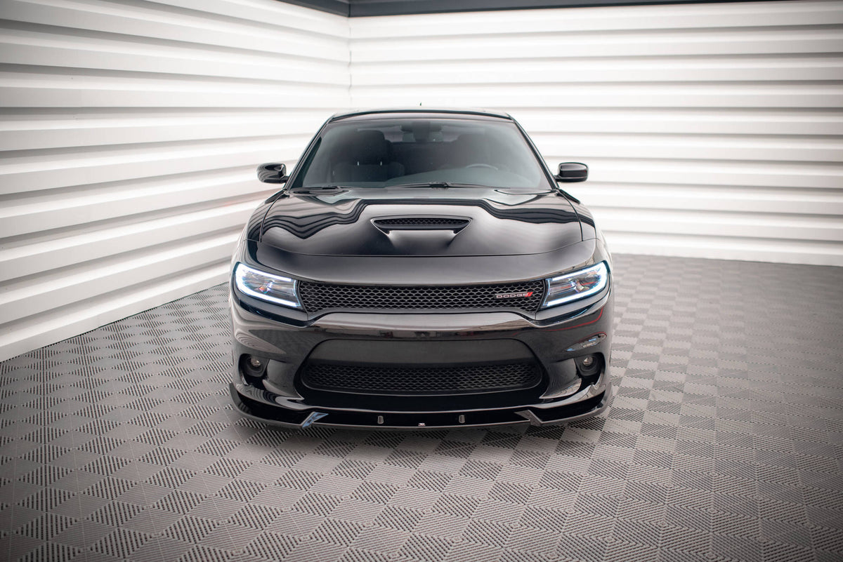 Maxton Design - Front Splitter V.2 Dodge Charger SRT MK7 Facelift ...