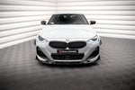 Maxton Design - Front Splitter V.2 + Flaps BMW Series 2 Coupe M-Pack / M240i G42