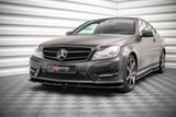 Maxton Design - Front Splitter V.2 Mercedes Benz C-Class Coupe/Sedan/Estate AMG-Line C204/W204/S204 (Facelift) Front Spoiler Maxton Design royalty-bespoke.myshopify.com 